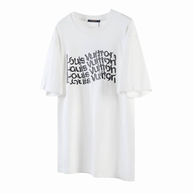 Special price Lv Louis Vuitton 24Ss ski series printed short-sleeved T-shirt L14