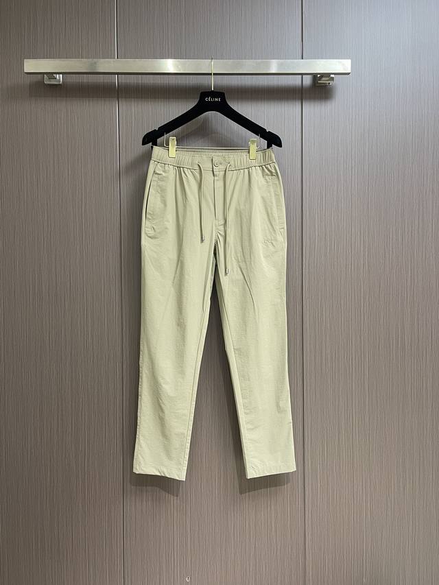 Gucci 2025Ss early spring new casual pants, the classic logo details will be rei