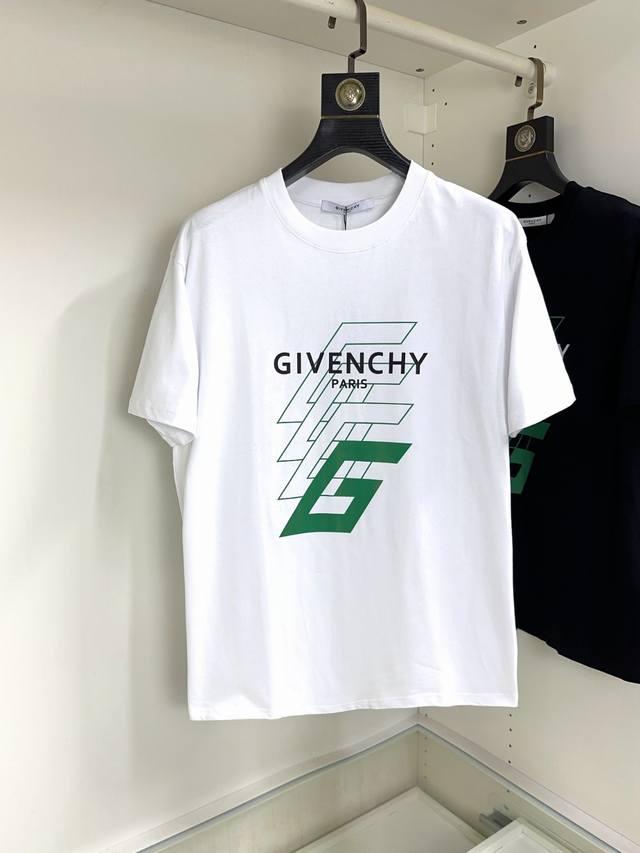 Givenchy Givenchy's top round neck casual short sleeves, high-end custom-made an