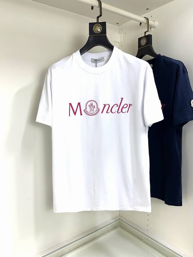 Moncler top round neck casual short sleeves high-end custom all-match style anyo