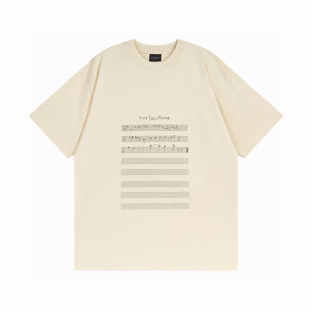 Balenciaga 2025 Ss music special print short-sleeved T-shirt The quality of this