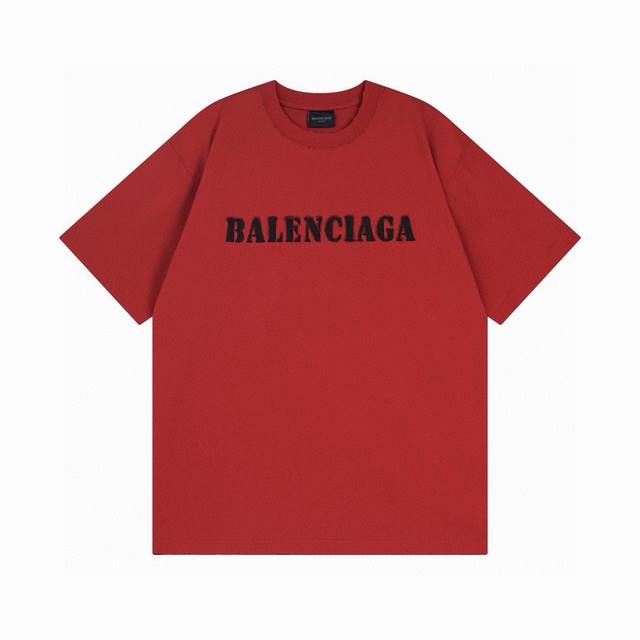 Balenciaga 2025 Ss new letter logo printed short-sleeved T-shirt The quality of