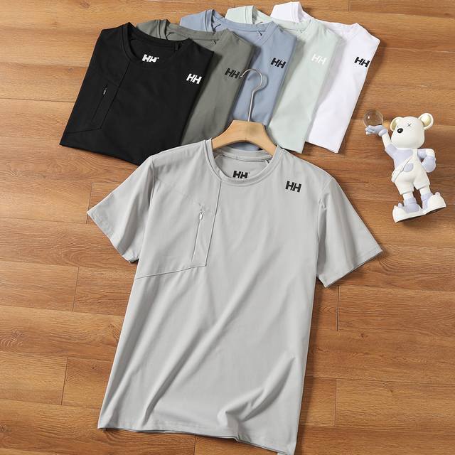 for Helly Hansen Hh ice silk quick-drying pressed-glue breathable short-sleeved
