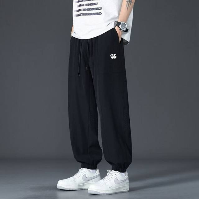 for Kolon Sport 2025 summer new nylon ice silk pants stretch sunscreen casual pa