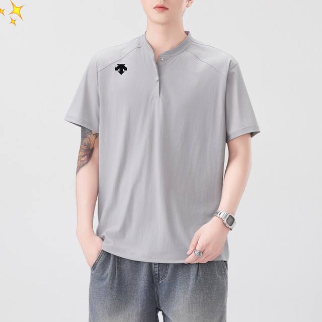 for Descente summer 25 new summer products! Men's sports fitness running ice ela