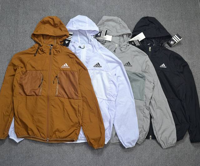 for high version Adidas triangle logo summer new style raglan sleeves hooded mes
