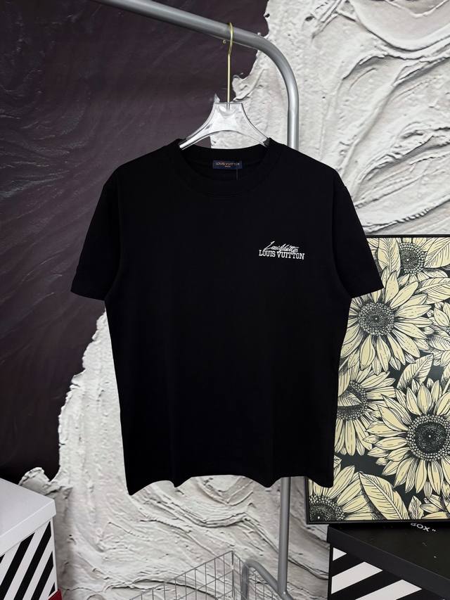 Style No. Aa19180 Lv monogram signature embroidered short sleeves Same style as