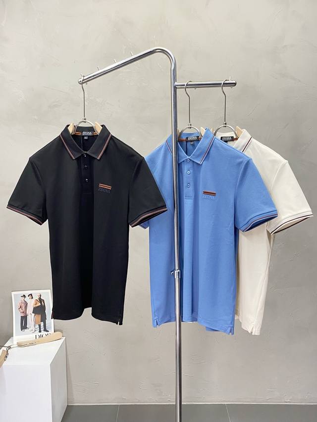 Zegna exclusive new original men's casual short-sleeved high-end customization h