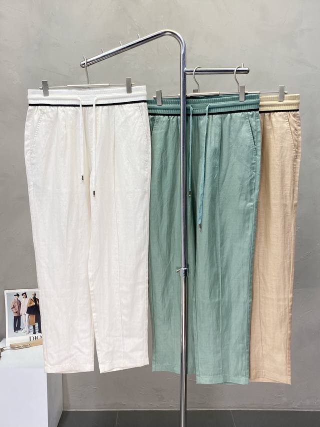 Lp-Loro Piana exclusive new spring and summer casual pants high-end version! Cus