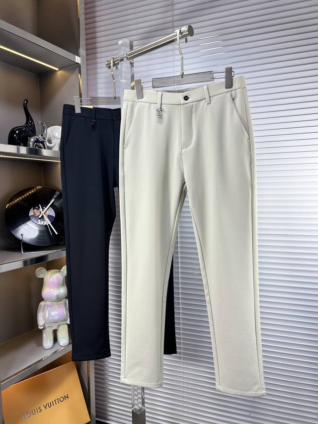 Bbr*BURBERRY Ss25 early spring new casual trousers, original single hot goods! B