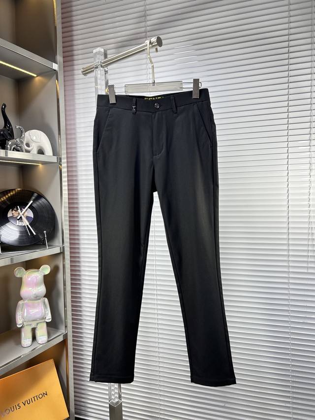 Fend* Fendi SS25 early spring new casual trousers, original single hot goods! Bu