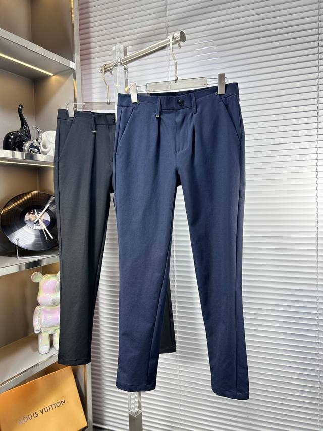 Fend* Fendi SS25 early spring new casual trousers, original single hot product!