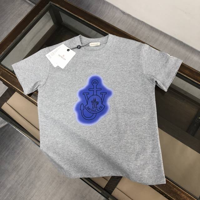 Moncler new men's round neck short-sleeved couple T-shirt Spring and summer new