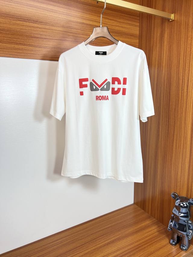Fendi 2025 Spring and Summer New Products Three Standards Complete Round Neck Pu