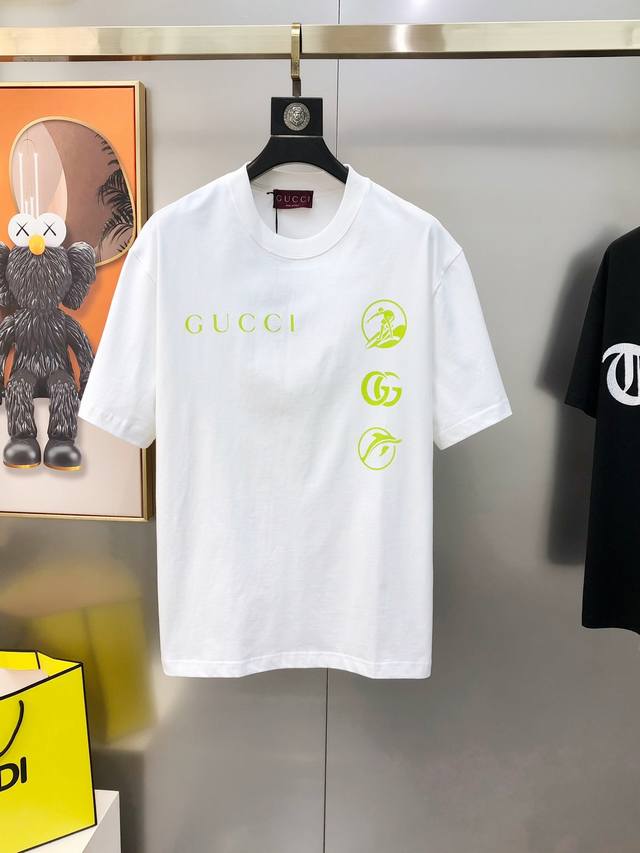 G*Cci 2025 spring and summer new original men's round neck short-sleeved T-shirt