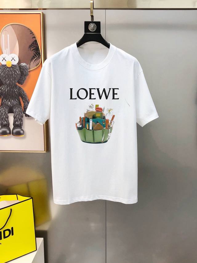 L*Ewe Luo Yiwei 2025 spring and summer new original men's round neck short-sleev