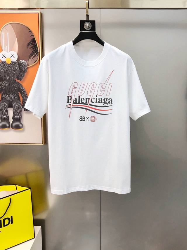 Bal*Nciaga & Gucci joint model 2025 spring and summer new original men's round n