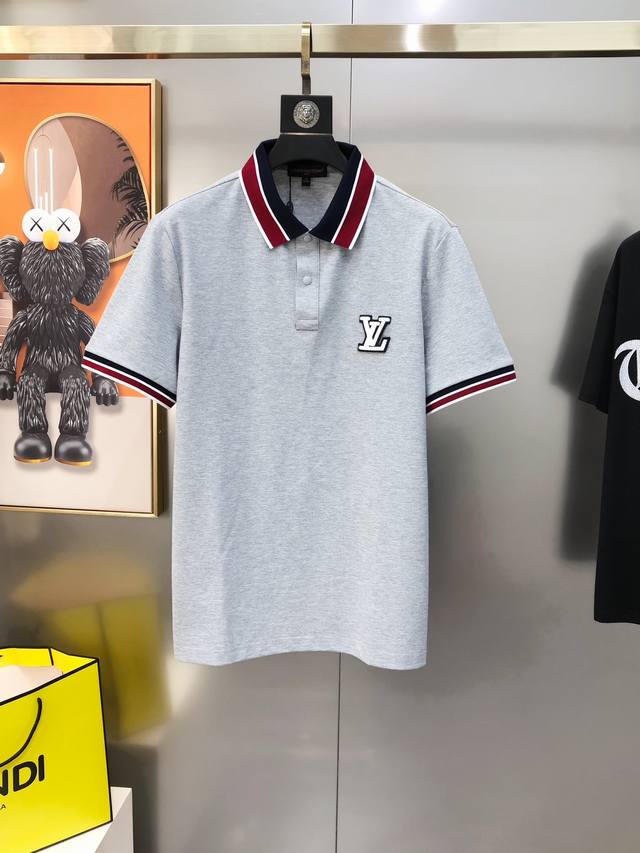 Bc2025 Spring and Summer New Original Men's Lapel Polo Shirt Short Sleeve T-shir