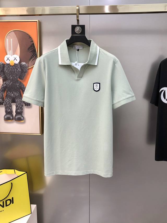 Bc2025 Spring and Summer New Original Men's Lapel Polo Shirt Short Sleeve T-shir