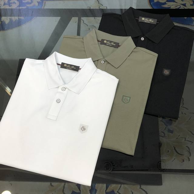 Lp Loyo Pianya 2025 Spring and Summer New Original Men's Lapel Polo Shirt Short
