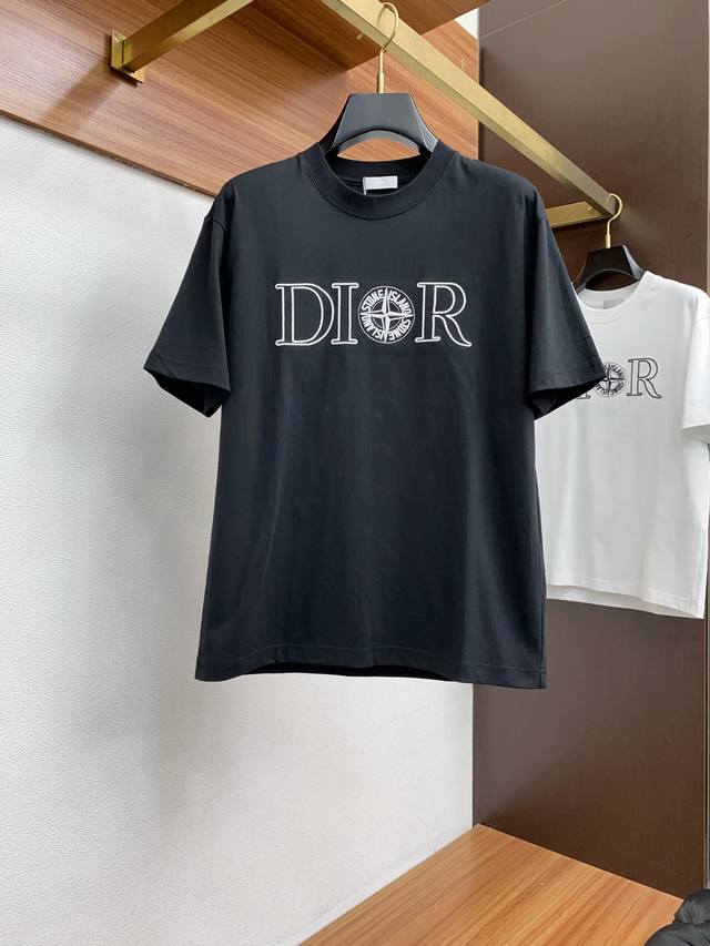 Dior 2025 new original men's casual wide-cut short-sleeved T-shirt! High-end cus