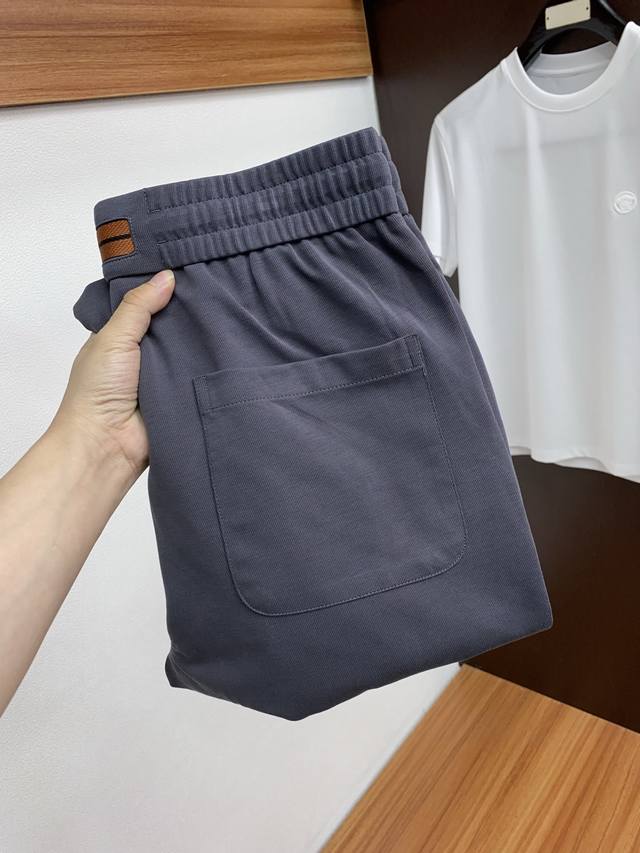 Ermenegildo Zegna high-end custom-made high-quality fashionable straight-leg flo