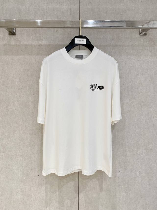 Dior Homme Customized cotton stretch cotton fabric short-sleeved T-shirt. The ch