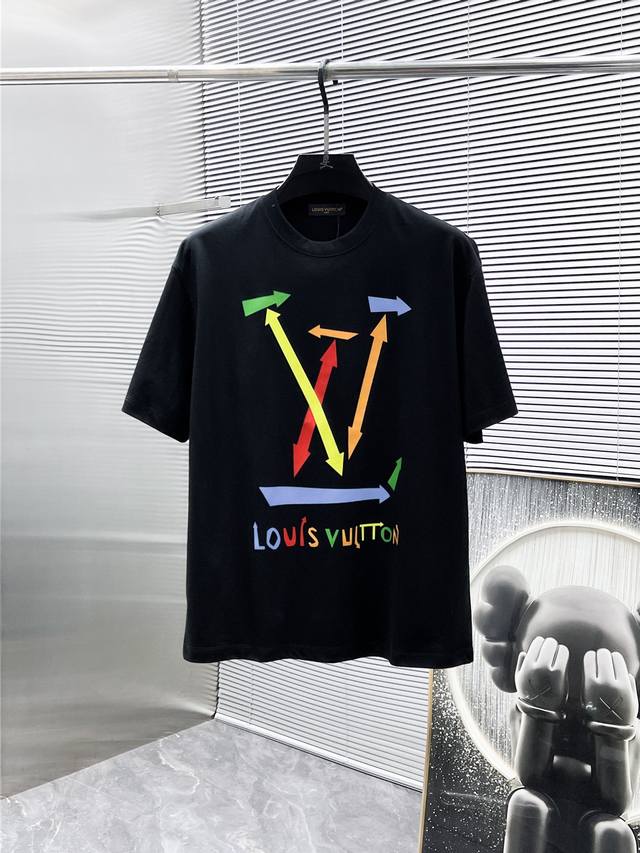Louis Vuitton Lv 2025 new round neck short sleeve T-shirt half sleeve, high-end