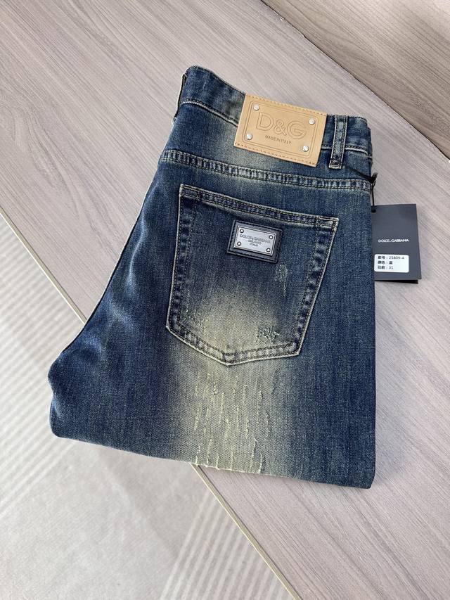 Dg Dolce & Gabbana 25Ss new summer jeans, high-end quality, super soft and comfo