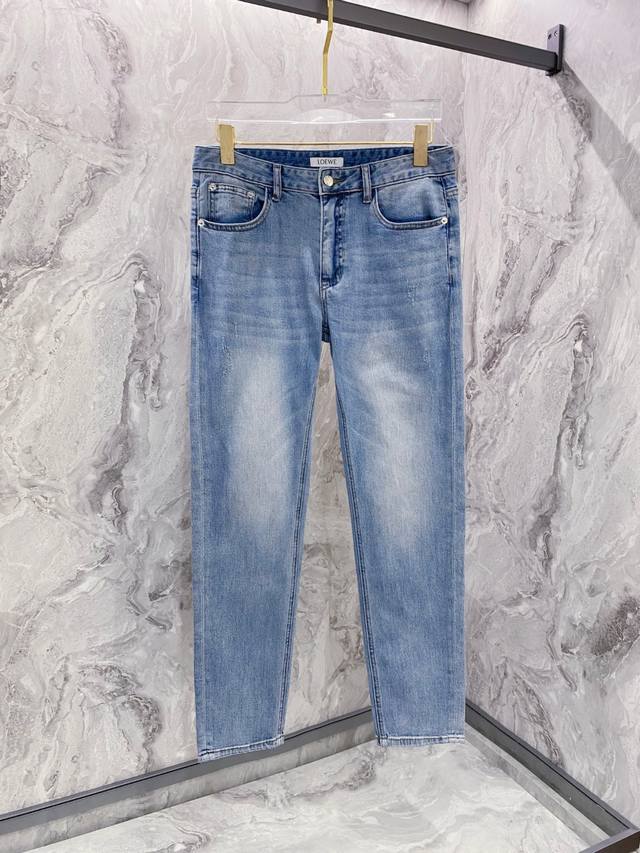 Loewe 2025 summer new men's casual jeans, top quality! Channel order, official w