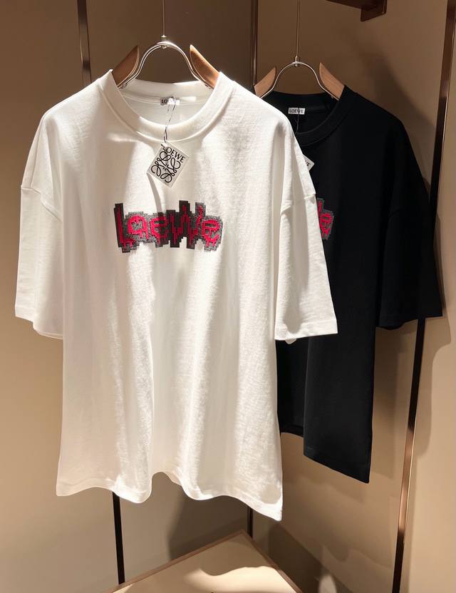 Loe*We 2025 Spring and Summer new unisex short-sleeved T-shirts, Italian origina