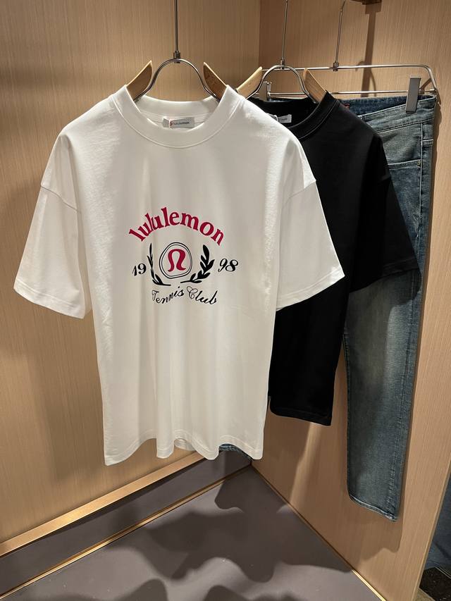 Lululemon 2025 Spring and Summer new unisex short-sleeved T-shirts, Italian orig