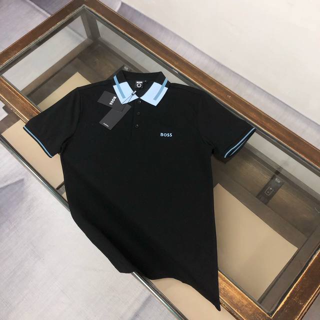Aboss 2025 latest men's short-sleeved Polo shirt, the brand's latest design elem