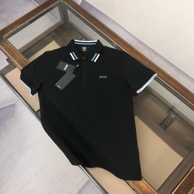 Aboss 2025 latest men's short-sleeved Polo shirt, the brand's latest design elem