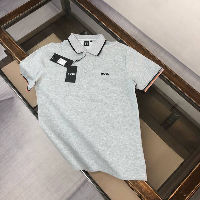 Aboss 2025 latest men's short-sleeved Polo shirt, the brand's latest design elem