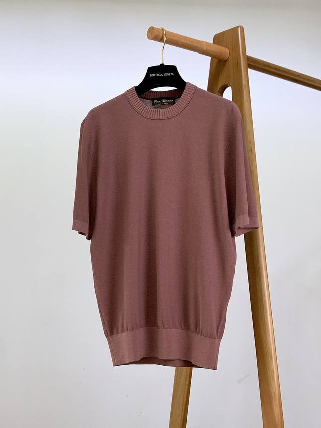 Loropiana L.P2580Ss Spring and Summer New Walkery Men's Round Neck Sweater, this