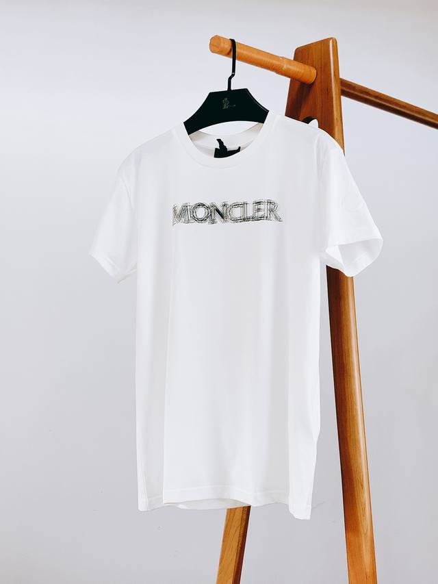 Moncler 2025Ss Spring/Summer new product casual round neck T-shirt, three-dimens