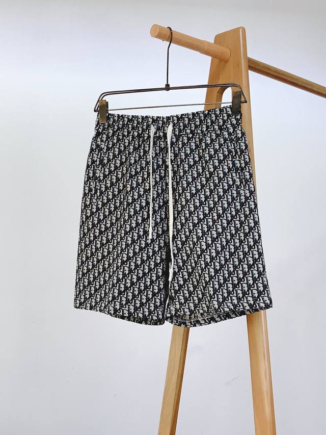 Dior Homme 2025Ss Spring/Summer New Product Full Print Jacquard Shorts The iconi