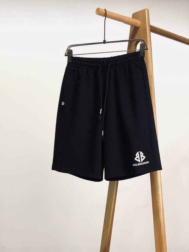 Balenciaga 2025Ss Spring and Summer New Product Drawstring Printed Shorts Fashio