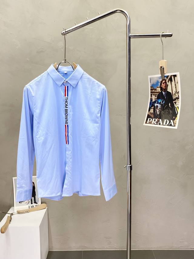 Thom Browne exclusive new men's casual long-sleeved shirt high-end customization