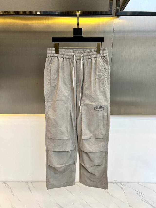 Margiela, high street functional style paratrooper overalls pleated straight pan