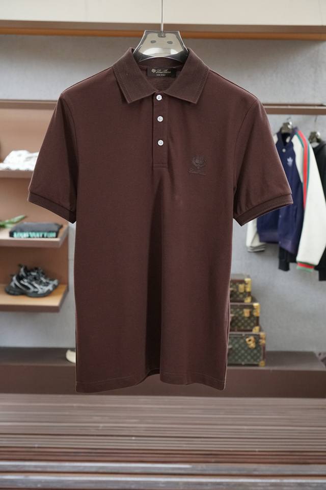 Lp-2025 new spring and summer men's short-sleeved T-shirt, a fashionable and ver