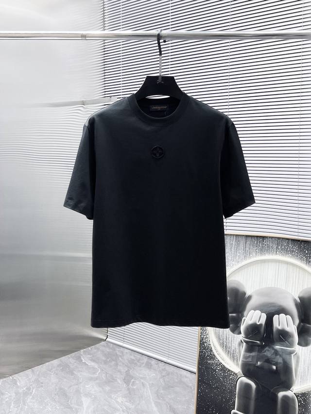 Louis Vuitton Lv 2025Ss new short-sleeved T-shirt, high-end version! Custom-made