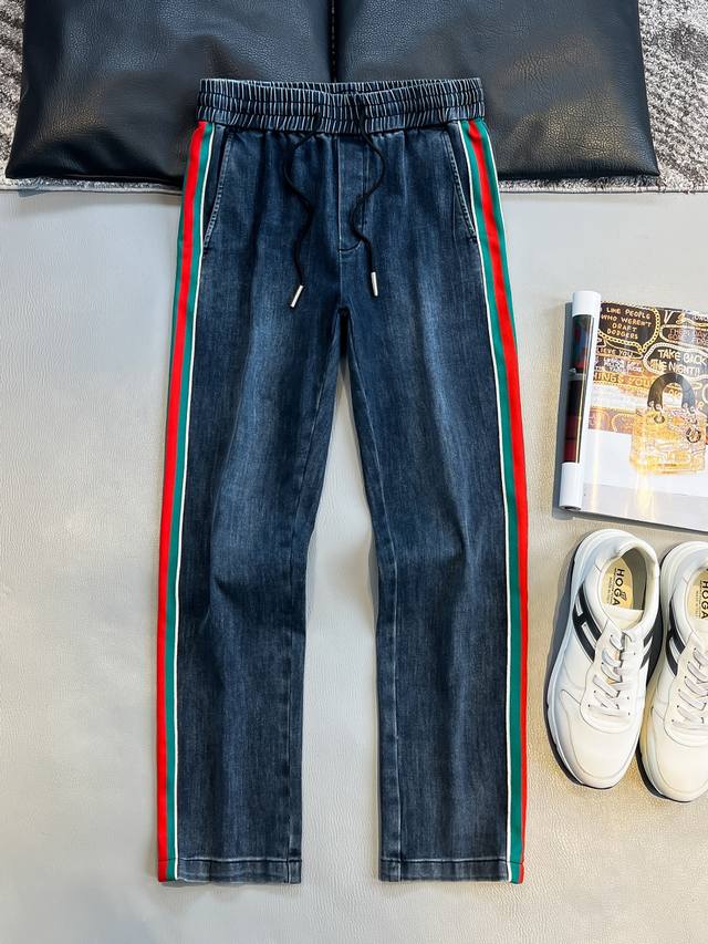 Gu#25 original men's casual denim jeans, Hong Kong foreign company channel goods