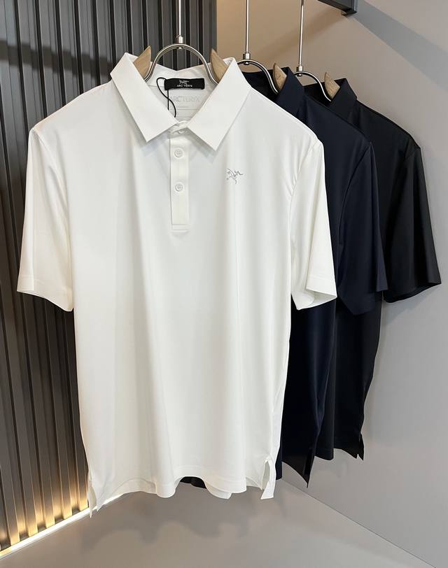 Arcter*X Arcteryx 2025 Spring and Summer New Men's Short-sleeved Polo, outdoor b