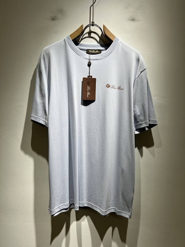 Loro Piana 2025 Spring/Summer Men's latest trade order short-sleeved T-shirt, in