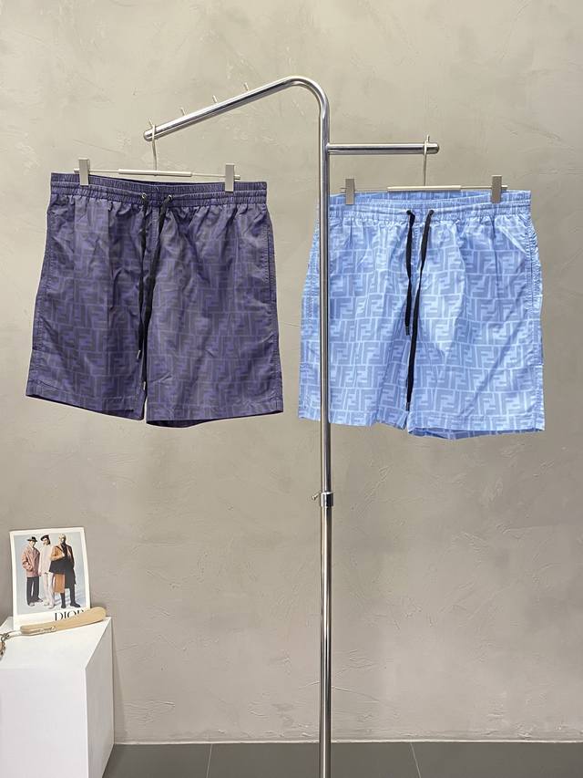 Fendi exclusive new high-end version of shorts! Custom-made fabrics are breathab