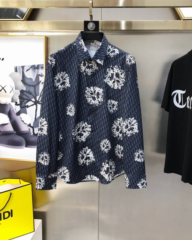 D*Or Dior new men's original casual long-sleeved shirt is sold on the official w