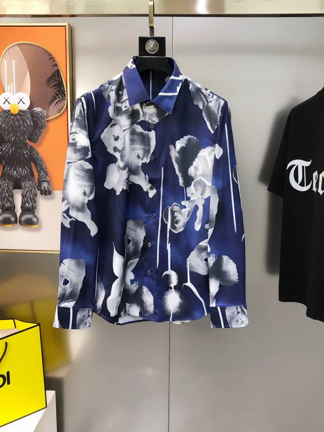D*Or Dior new men's original casual long-sleeved shirt, hot sale on the official