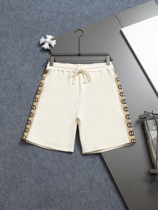 Gugucci 25Ss counter same style terry shorts couple style ~ Made of cotton terry